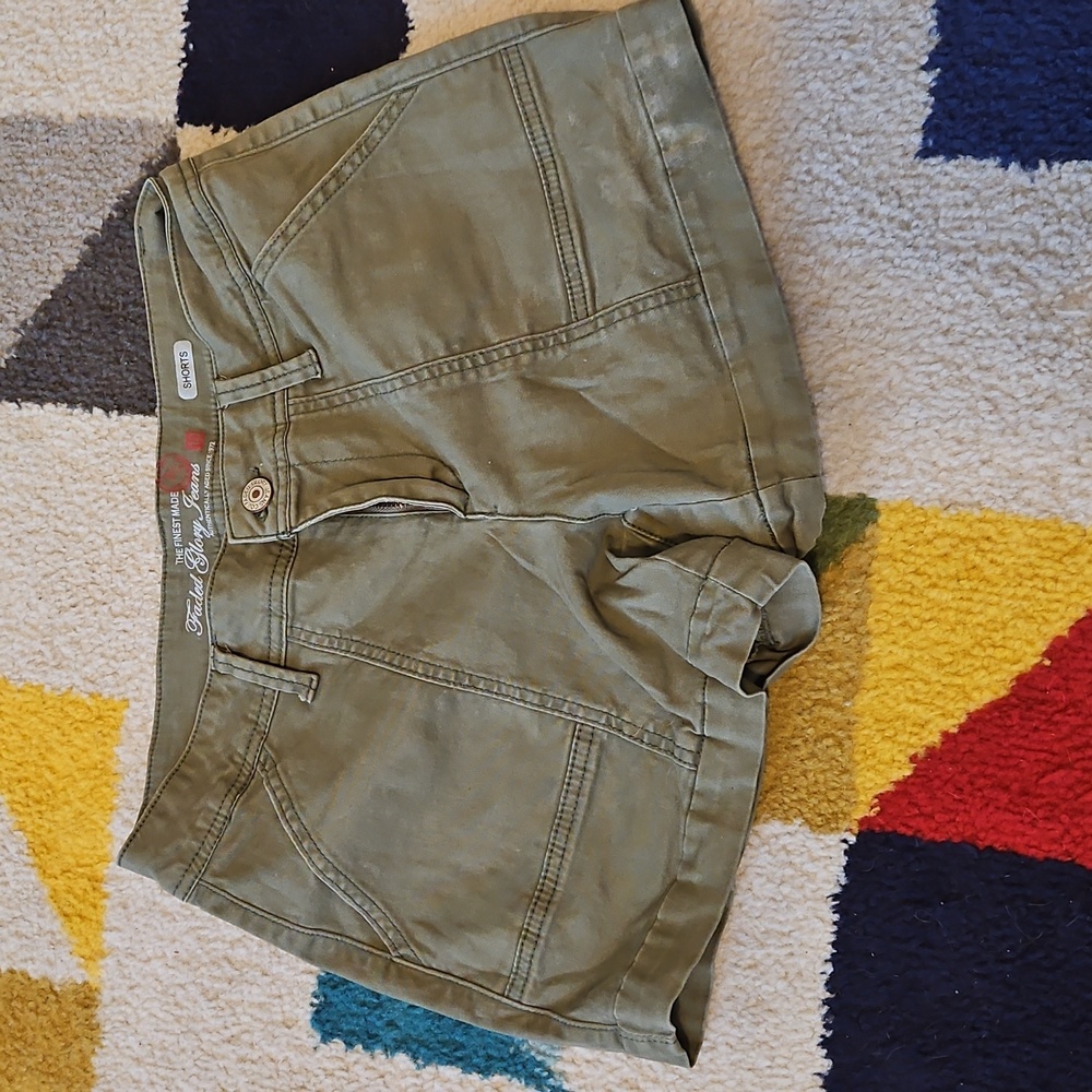 Olive Green Faded Glory Women's Shorts Size 10